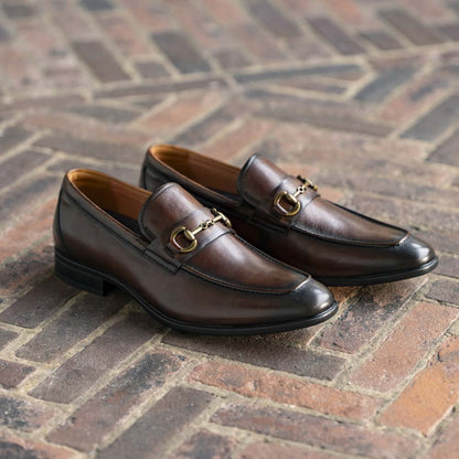 Florsheim Zaffiro Brown Moc Toe Bit Loafer II for Men