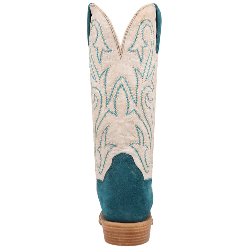 Dan Post Lanessa Turquoise Women's Leather Western Boots