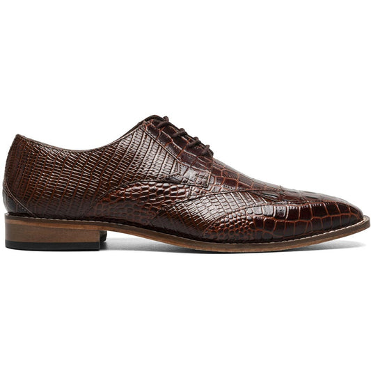 Stacy Adams Tristano Modified Bike Toe Oxford in Cognac