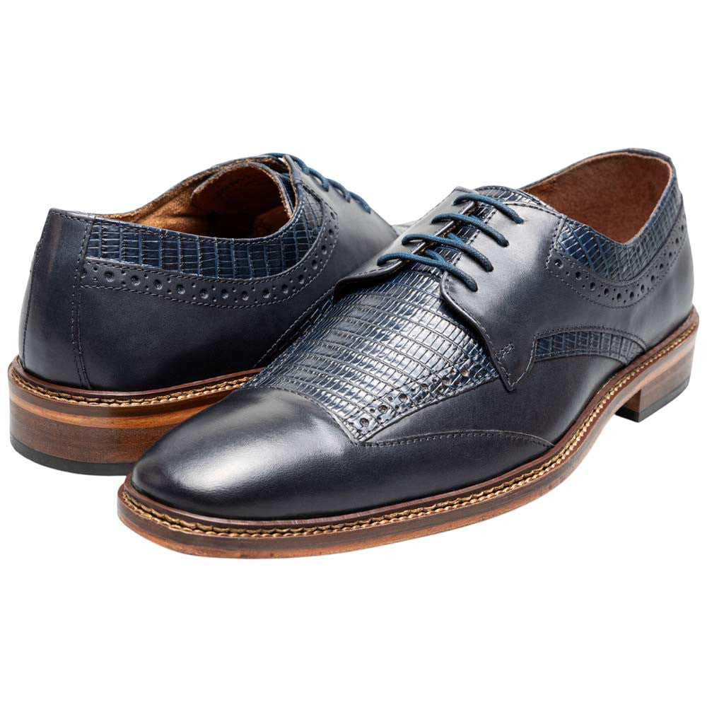 Stacy Adams Phineas Plain Toe Oxford - Navy