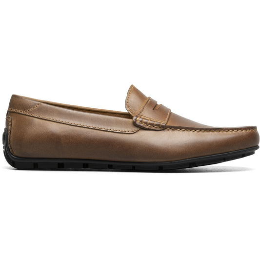 Florsheim Motor Brown Smooth Moc Toe Penny Driver Men's Shoes