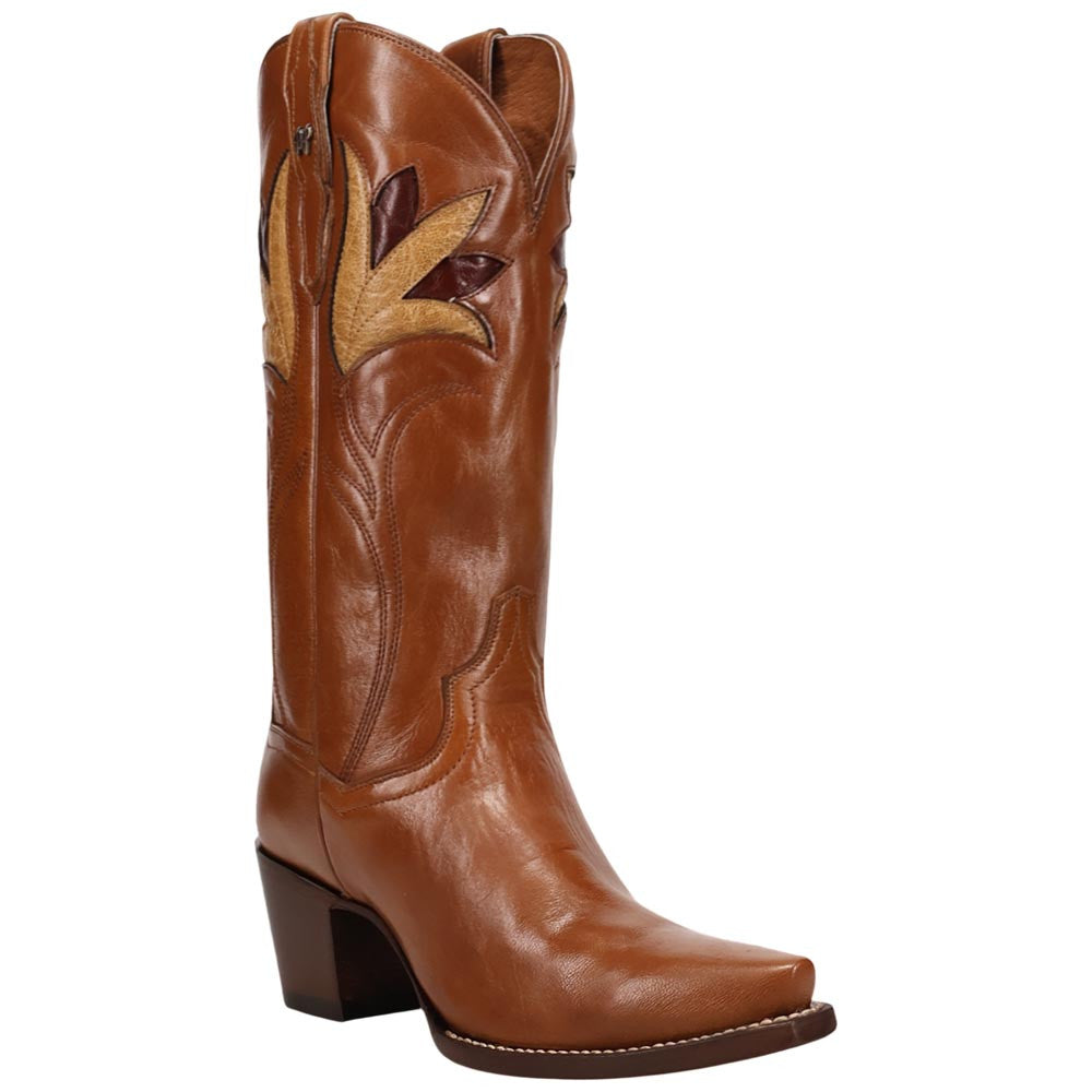Dan Post Marsala Whiskey Women's Leather Western Boots