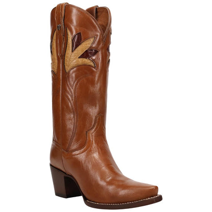Dan Post Marsala Whiskey Women's Leather Western Boots
