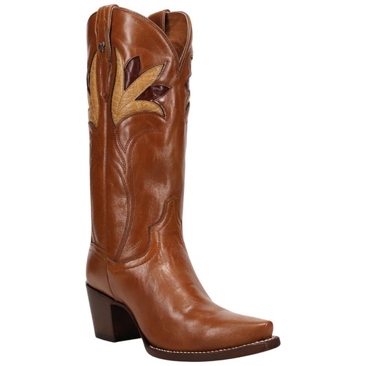 Dan Post Marsala Whiskey Women's Leather Western Boots