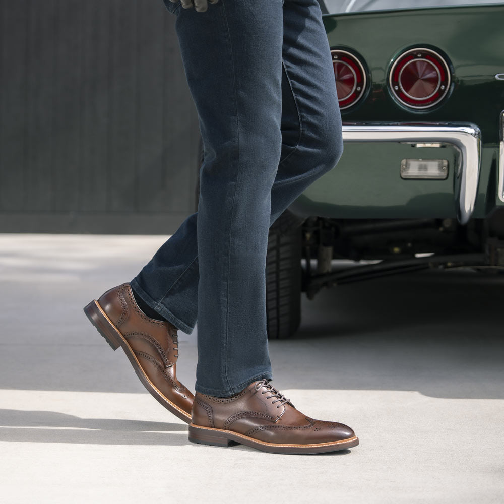 Florsheim Anthem Wingtip Brown Leather Oxford for Men