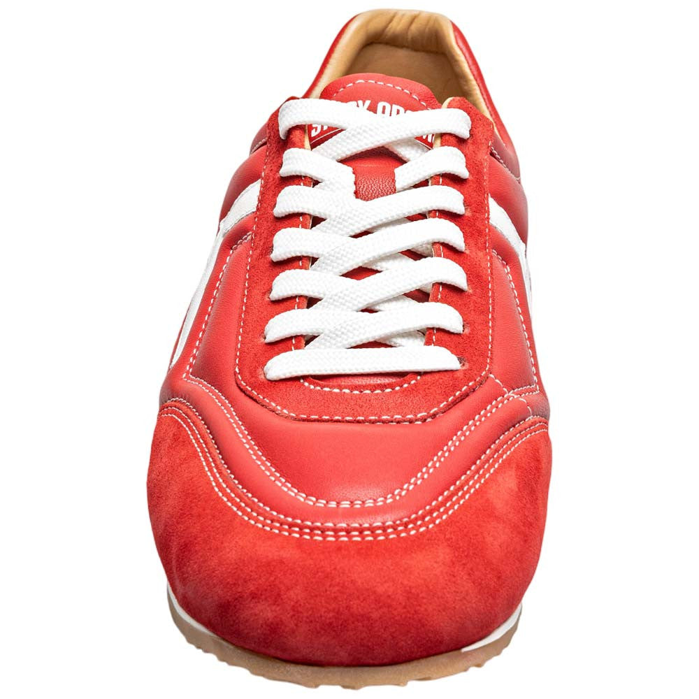 Stacy Adams Action 150 Sporty Lace-Up Sneaker - Red