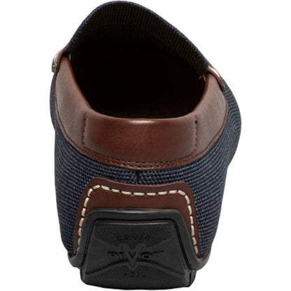 Florsheim Motor Navy Multi Knit Moc Toe Penny Driver Men's Shoes