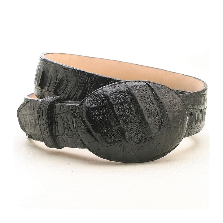 Los Altos Black Genuine Caiman Hornback
