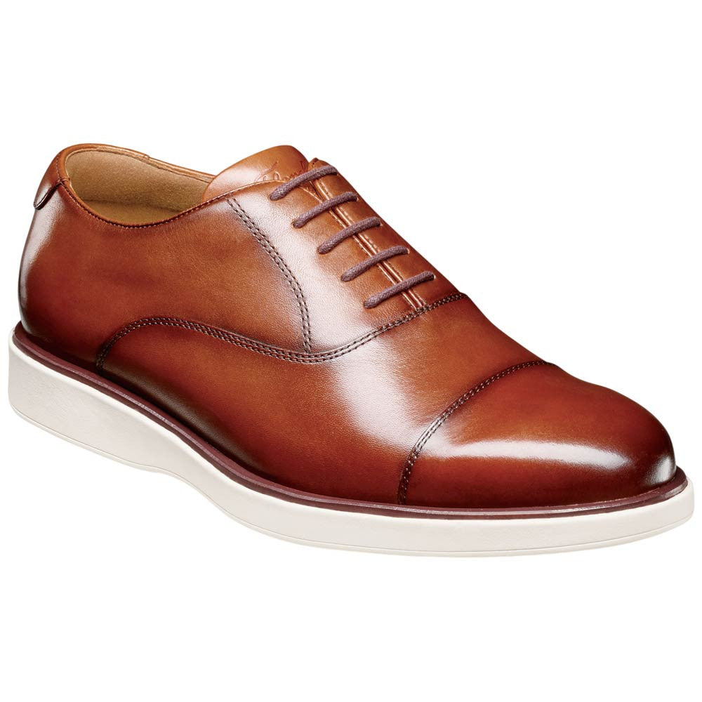 Florsheim Avenue Men's Cognac Leather Cap Toe Oxford