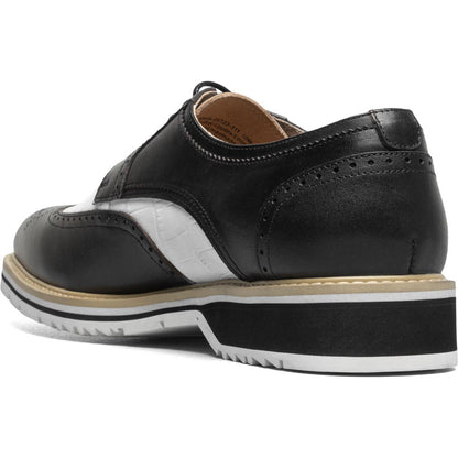 Stacy Adams Beaumont Wingtip Oxford in Black and White