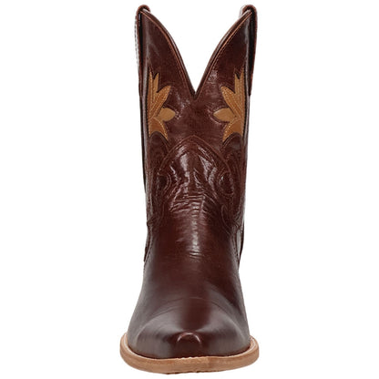 Dan Post Saffron Women's Briar Leather Western Bootie - 8" Shaft, Snip Toe