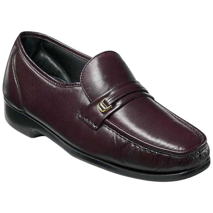 Florsheim Riva Burgundy Moc Toe Bit Loafer