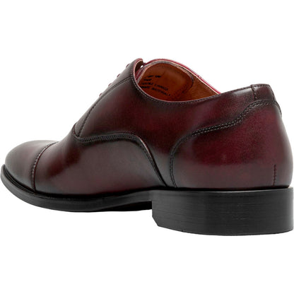 Florsheim Sorrento Burgundy Lux Cap Toe Balmoral Oxford Men's Shoes