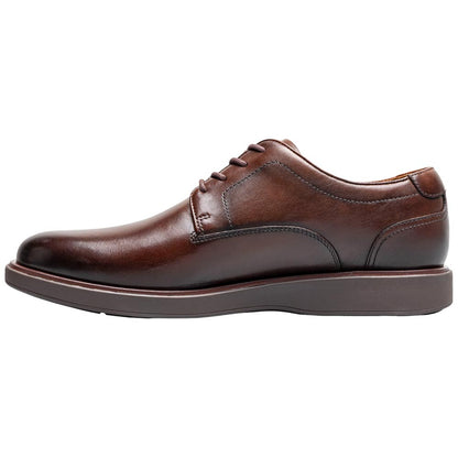 Florsheim Avenue Men's Brown Smooth Leather Plain Toe Oxford