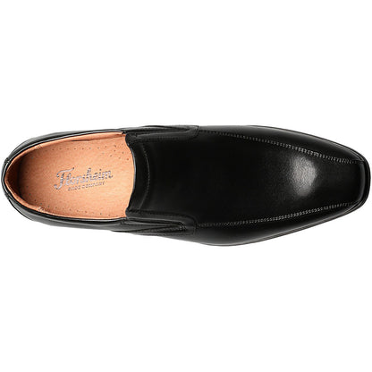 Florsheim Postino Black Smooth Leather Bike Toe Dress Loafers (USA Men Size)