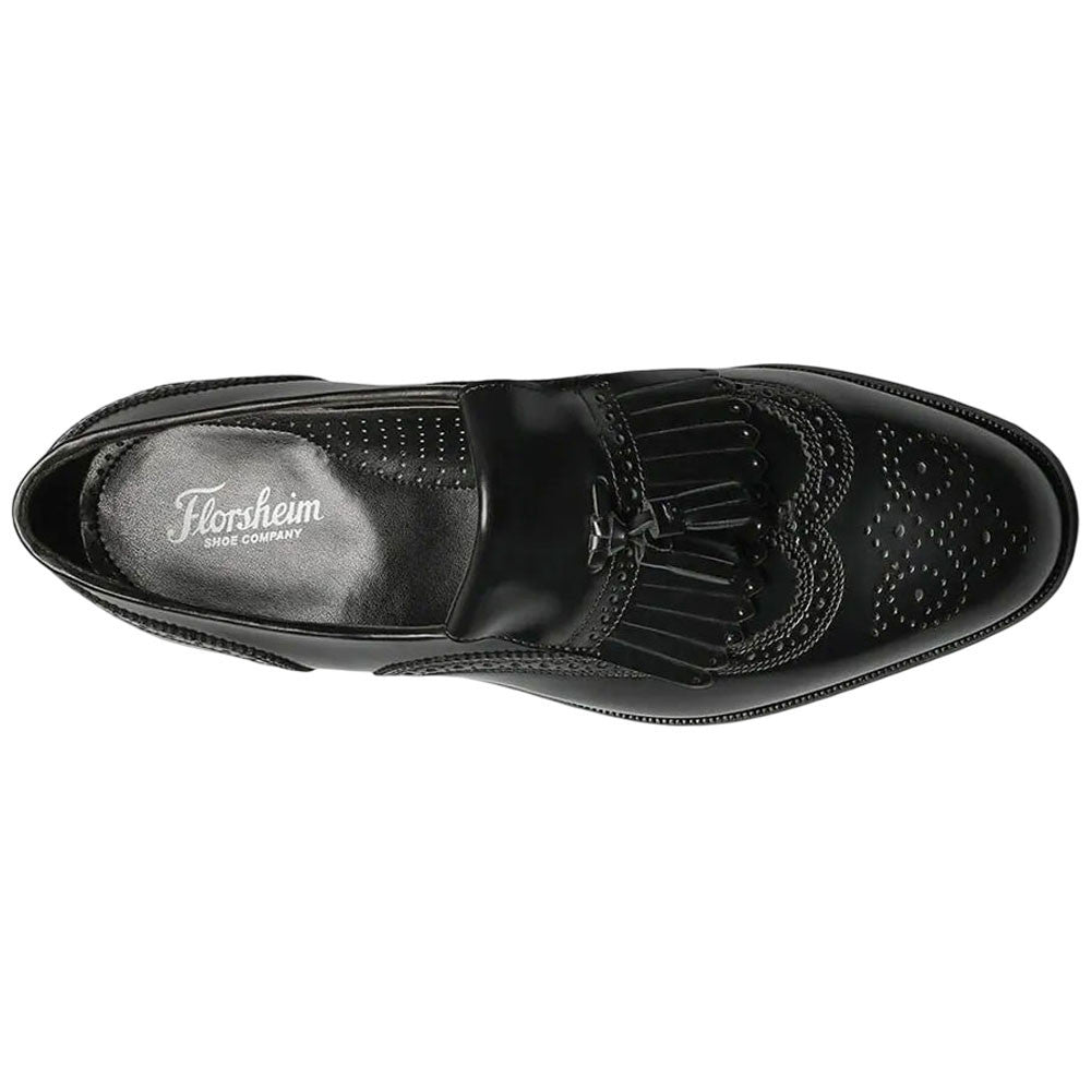 Florsheim Lexington Black Wingtip Loafer