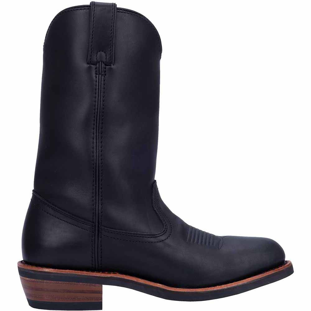 Dan Post Men’s Albuquerque 12” Round Toe Black Leather Cowboy Boot