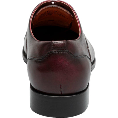 Florsheim Sorrento Burgundy Lux Cap Toe Balmoral Oxford Men's Shoes