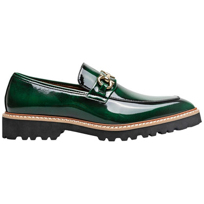 Stacy Adams Carabello Moc Toe Bit Slip-On - Green