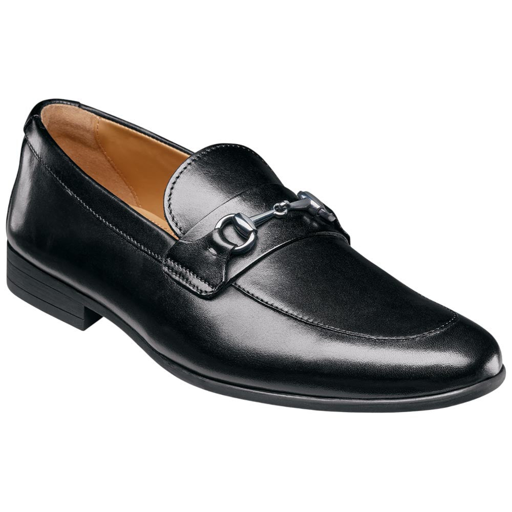 Florsheim Modena Moc Toe Bit Black Leather Loafer for Men