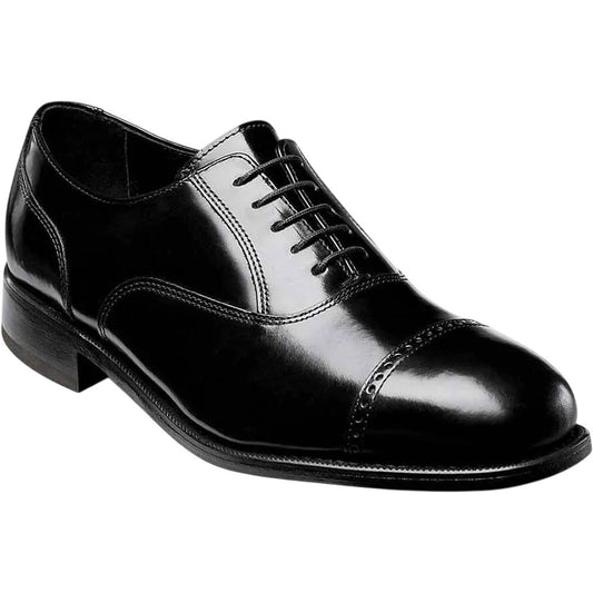 Florsheim Lexington Oxford Black Cap Toe Shoes