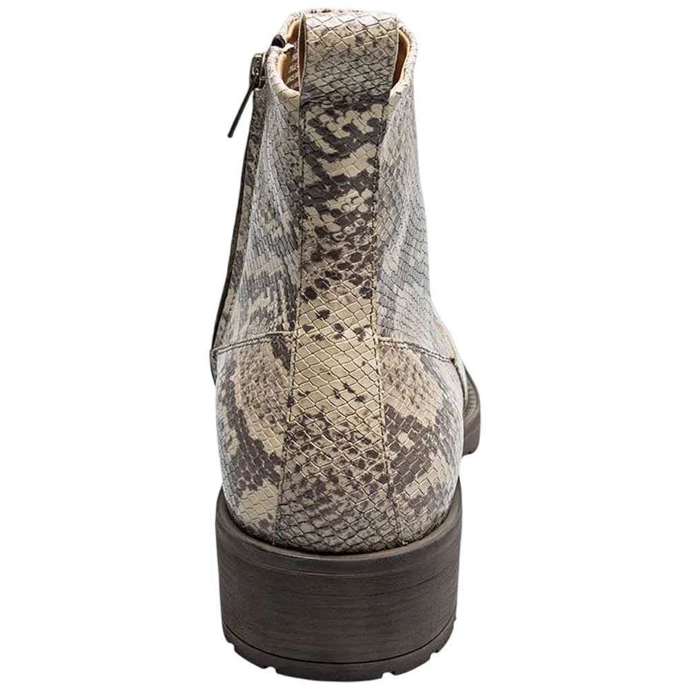 Stacy Adams Shea Plain Toe Side Zip Boot - Natural