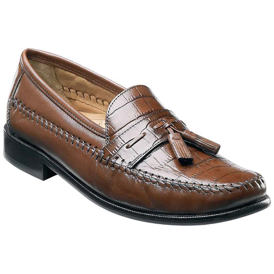 Florsheim Pisa Cognac Moc Toe Tassel Loafer