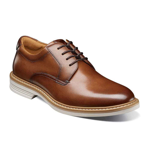 FLORSHEIM Men's Norwalk Plain Toe Cognac Oxford Shoe