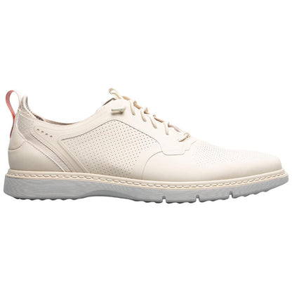 Stacy Adams Synchro Plain Toe Elastic Lace Cream Casual Hybrid Shoes for Men