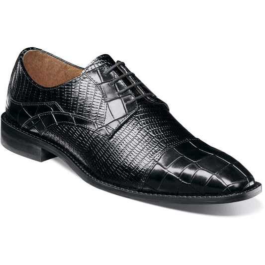 Stacy Adams TEDESCO Black Cap Toe Oxford Shoes