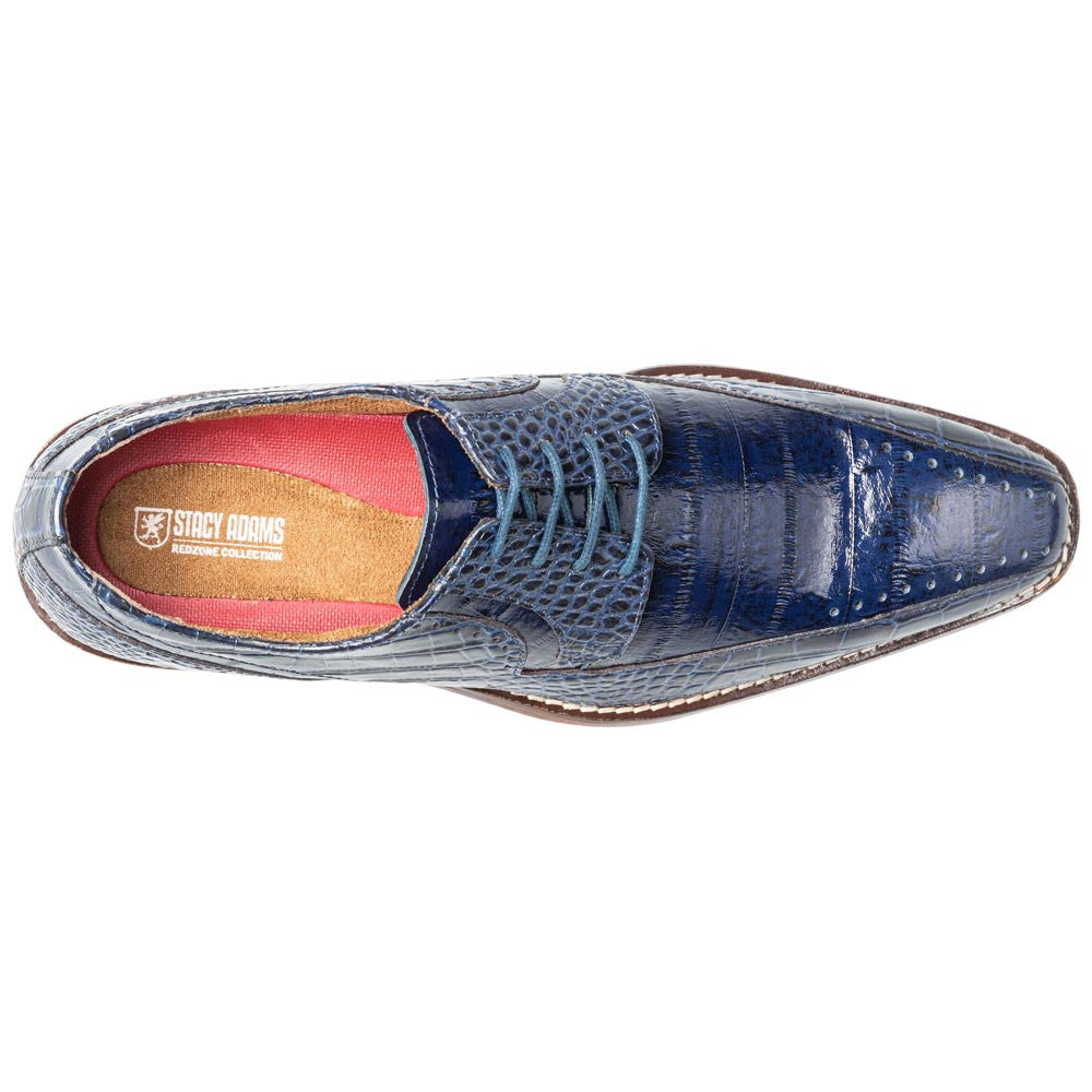 Stacy Adams Talamanco Bike Toe Oxford - Blue