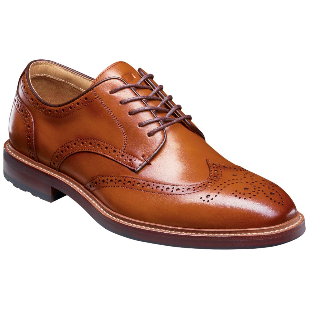 Florsheim Anthem Wingtip Saddle Tan Leather Oxford for Men