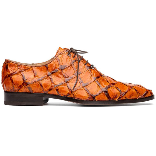 Oliveri Men's Genuine Pirarucu Skin Classic Dress Oxford | Marco Di Milano