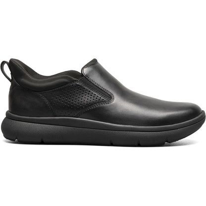 Florsheim Fleet Black Smooth Plain Toe Slip-On Men's Sneaker