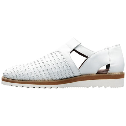 Stacy Adams Alvarado White Woven City Sandal for Men