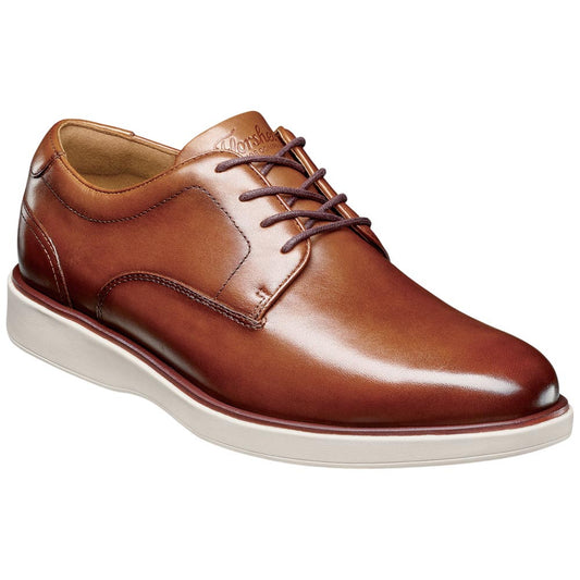 Florsheim Avenue Men's Cognac Smooth Leather Plain Toe Oxford