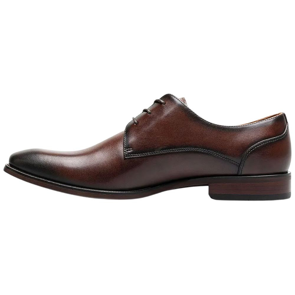 Florsheim Sorrento Lux Plain Toe Oxford - Brown Leather Dress Shoe