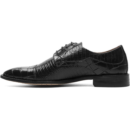 Stacy Adams TEDESCO Black Cap Toe Oxford Shoes