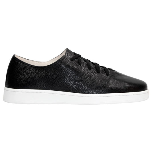 DUCA Max Black Men's Italian Leather Luxury Sneakers