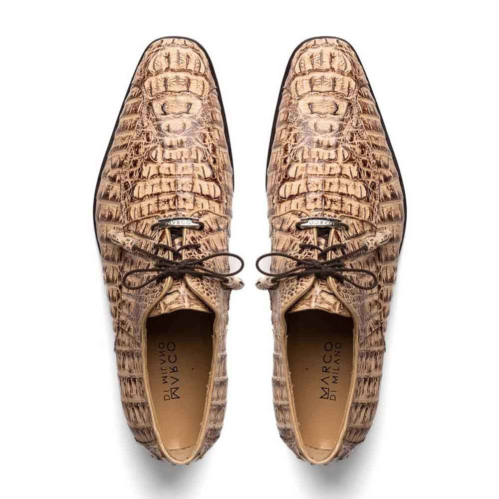 Marco Di Milano Apricena Dress Derby Orix Caiman Crocodile Shoes