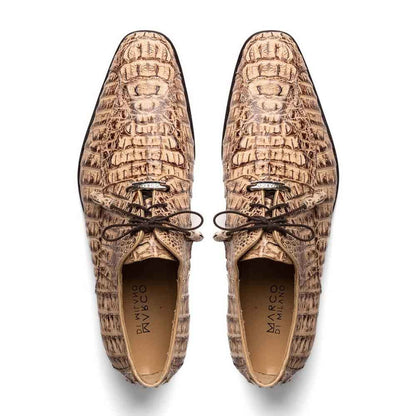 Marco Di Milano Apricena Dress Derby Orix Caiman Crocodile Shoes