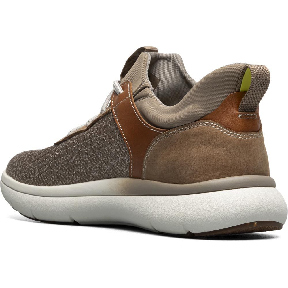 Florsheim Fleet Taupe Knit Elastic Lace Men's Sneaker