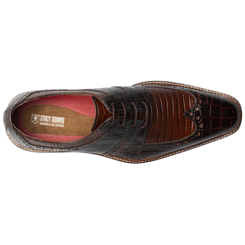 Travato Wingtip Oxford | Stacy Adams Dress Shoes in Brown & Cognac Multi for Men