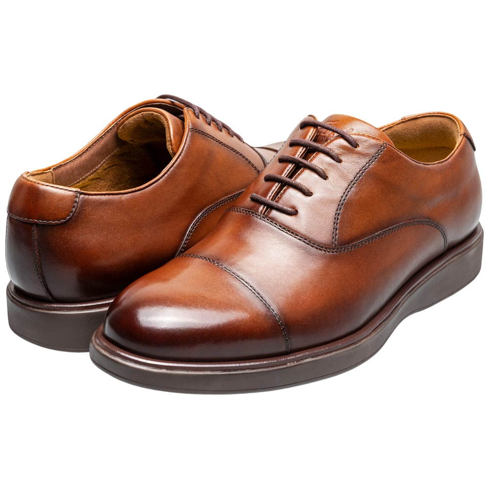 Florsheim Avenue Men's Cognac Leather Cap Toe Oxford