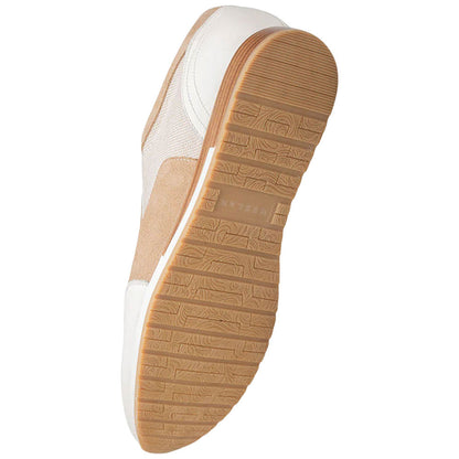 Mezlan Shoes Men’s Bone/Sand Suede & Linen Riumar Hybrid Sneaker