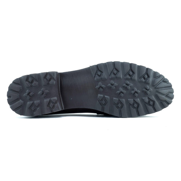 Alan Payne Men's Black Walker Penny Slip-On Loafers