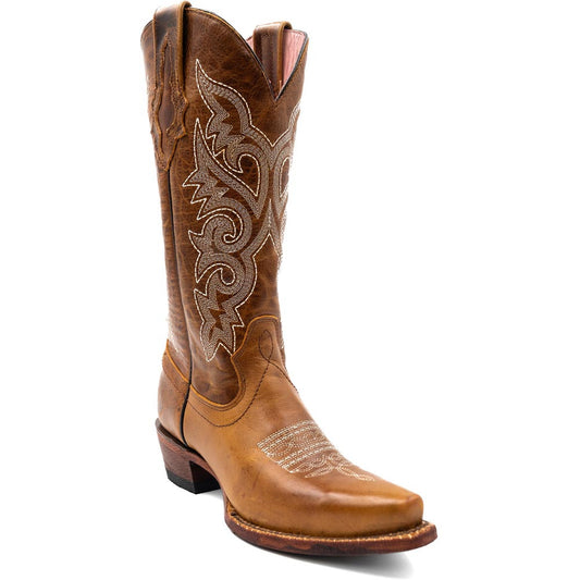 Ferrini Women's Mae Brown Snipped Toe Western Boot