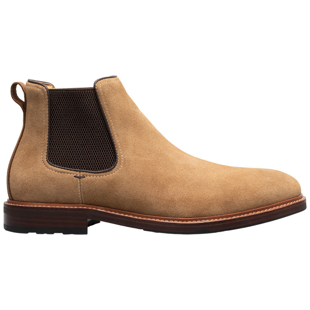 Florsheim Anthem Plain Toe Mocha Suede Chelsea Boot for Men