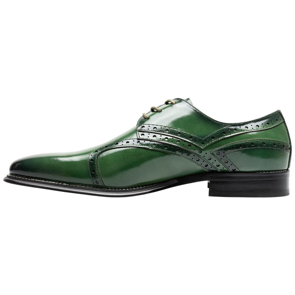 Stacy Adams Alexander Plain Toe Oxford - Green
