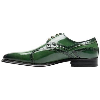 Stacy Adams Alexander Plain Toe Oxford - Green